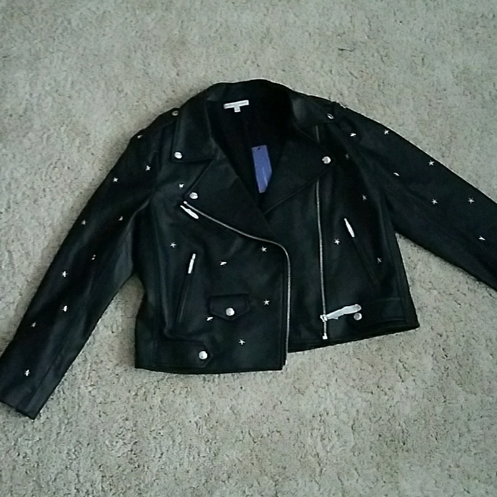Rebecca Minkoff leather moto jacket